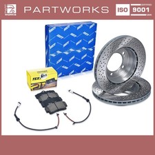 Bremsscheiben + Bremsbeläge +WK für PORSCHE 986 S 987C S Boxster HINTEN