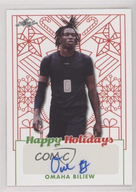 2023 Leaf Holiday Packs Omaha Biliew #BA-OB1 Auto 17xm