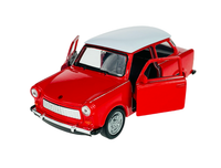 Welly Trabant 601 Rot 1:34 Die Cast Metal Model New In Box