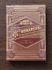 Monarchs Playing Cards by Theory 11 - Red Brand New Sealed
