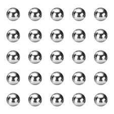 60pcs Precision Balls 11/32" Diameter G25 Solid Chrome Steel Bearing Balls