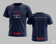 The Last Show T-Shirt Double Sided Print Graphic Tee Men Women NEW