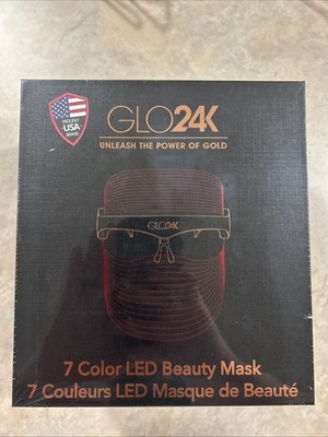 GLO24K - 7 Color LED Beauty Mask - Brand New & Sealed - FAST SHIPPING!