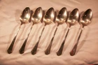 Six Towle Lady Mary Pat 1917 Sterling Silver Table Spoons no monogram