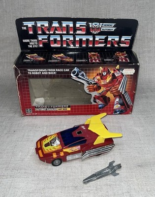 Transformers G1 - Hasbro / Takara - Original 1986 - unvollständig / verpackt - Hot Rod