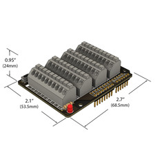 Uno Terminal Block Shield Kit, Compatible for Arduino Uno R3, Push-In Simple ...