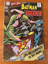 DC The Brave & the Bold #80 presents  Batman and Creeper . 1968  NEAL ADAMS ART