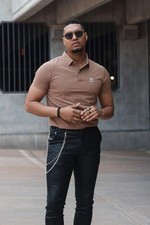 Barabas Men's Solid Color Textured Premium Stretch Polo Shirts 5P10