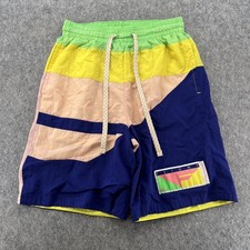 Nike Flight Series Shorts Mens M Mesh Lined Retro 90s Color Block Windbreaker