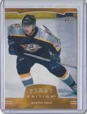 2002-03 In The Game Be a Player First Edition Martin Erat Nashville Predators