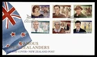 DR WHO 1995 NEW ZEALAND FDC FAMOUS PEOPLE COMBO $1.80 M79672