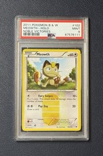 Pokemon Black & White Noble Victories Meowth Holo 102/101 Secret Rare PSA 9 on eBay
