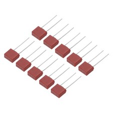 15Pcs DIP Mounted Miniature Square Slow Blow Micro Fuse, 4A 250V, Red