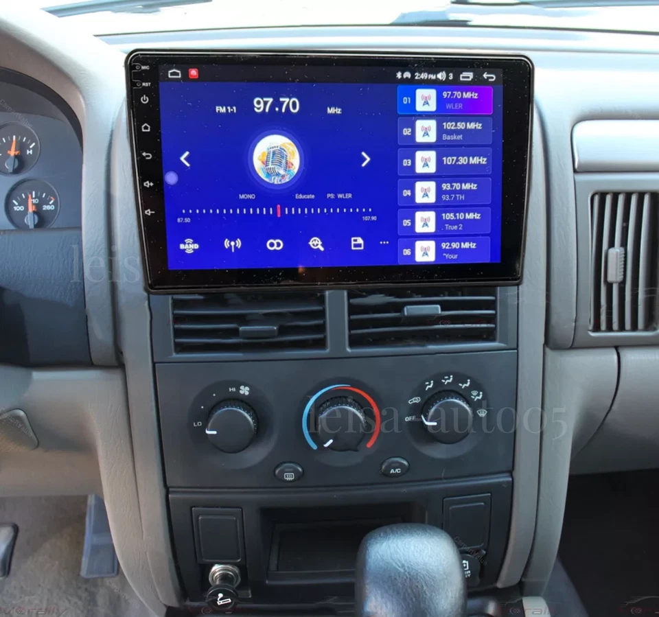 64G For Jeep Grand Cherokee 1999-2004 10" CarPlay Car Radio Stereo Android13 GPS Foto 4 de 4