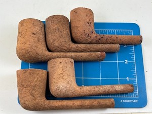 Judd's Lot of 5 Vintage Aged Italian Briar Rustic Stummels