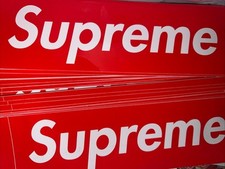Supreme Red Box Logo Sticker 100% Authentic—Lot Of 2 Per Order