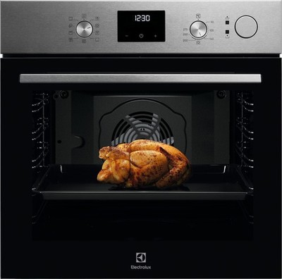 Electrolux EOC3S44TX2 Ofen Flush Mount 60CM 72LT Multifunktion A Dampf Inox Cl.a