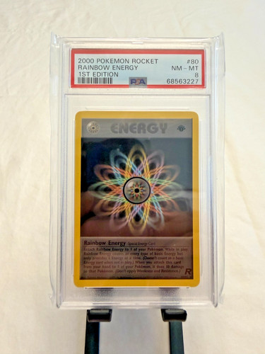 Rainbow Energy (1st Edition) graded PSA 8 for sale on eBay