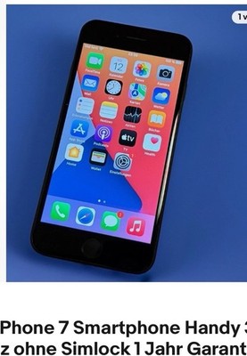 iPhone 7 Plus 32GB 92/100 Perfekt Handy Einwandfrei Top Zustand                 
