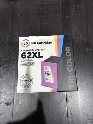 LD Replacement for Replacement for HP C2P07AN / 62XL Color Ink Cartridge