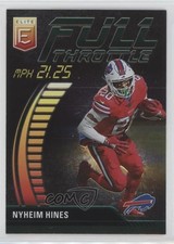 2023 Panini Donruss Elite Full Throttle Green Nyheim Hines #FT-NH 0w8