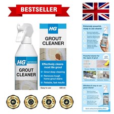 Grout Cleaner, Ready-To-Use Tile Grouting Cleaning Spray, 500ml Spray 17.00 per litre