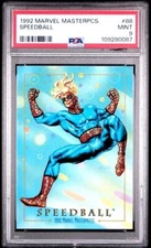 1992 Marvel Masterpieces #88 Speedball PSA 9 MINT