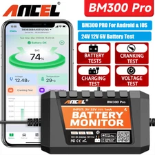 ANCEL BM300 Pro Car Battery Monitor Tester 6V/12V/24V Bluetooth Analyzer Circuit