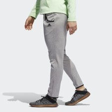  50 NEW Women's adidas W TI 7/8th Length Grey Black Athletic Pants Size S M