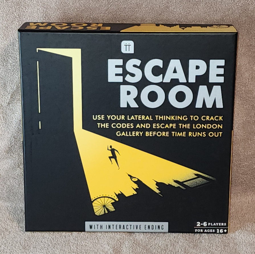 NEW SEALED Escape Room Game London Talking Tables NEW Age 16+ FREE SHIPPING!