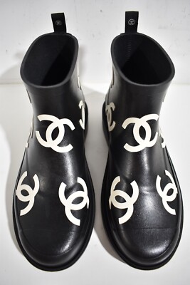 CHANEL シャネル ブーツ 茶 36 1/2(23.5cm位) 4100123A0051 シャネル/ブーツ/黒/サイズ：37 C(日本サイズ23.5cmに相当します