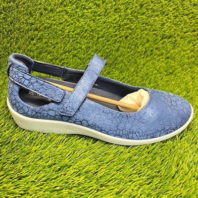 Arcopedico L51 Liho Blue Womens Size 9 EUR-40 Casual Classic Mary Jane Shoes