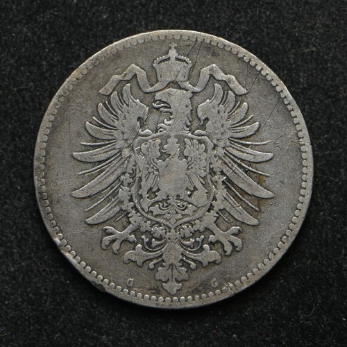 1874-GG Germany 1 Mark .900 Silver (bb18145) - Picture 2 of 2