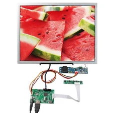 15inch 1000nit Outdoor 1024x768 LCD Screen HD USB LCD Controller Board