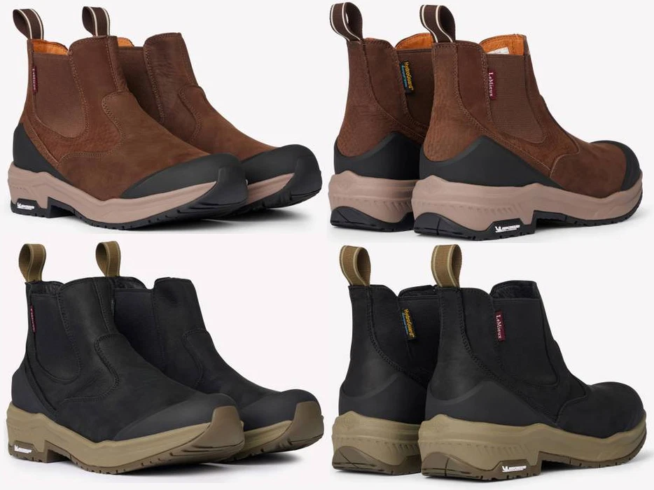 LeMieux Trex Waterproof Chelsea Boots Short Grip Yard Stall Reitstiefel UK 4-8