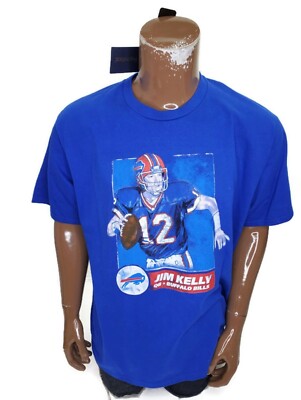 Jim Kell Mens T-Shirt Fanatics NFL Pro Line Buffalo Bills Shirt XL