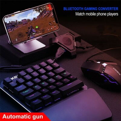 For PUBG Portable Mobile Bluetooth Adapter Gaming Keyboard Mouse Converter