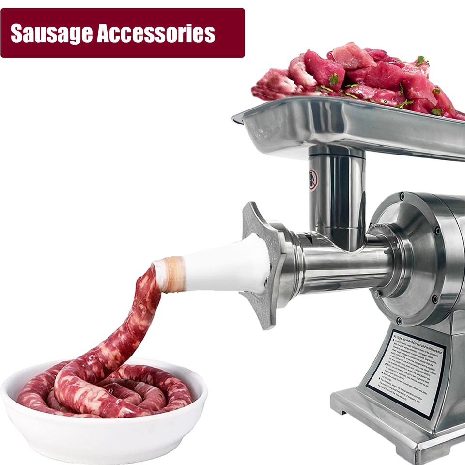 IMeshbean 3500W Electric Meat Grinder Heavy Duty Commercial Sausage Maker Mincer Stuffer