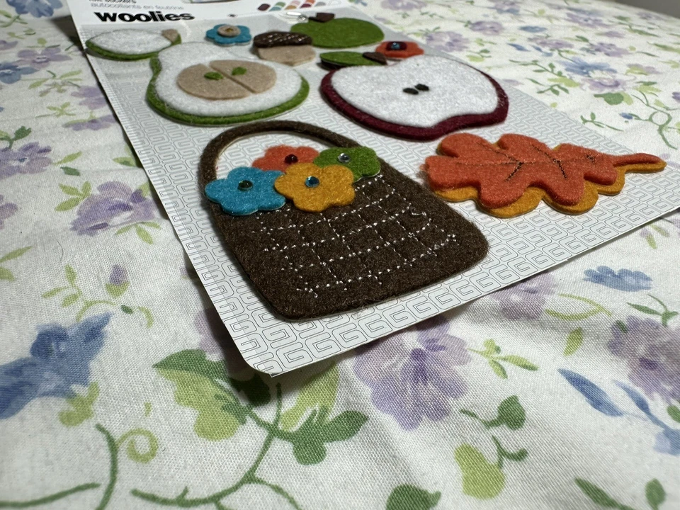 Fall Harvest Felt Stickers, Woolies, New, Dimensional - Image 2 of 4