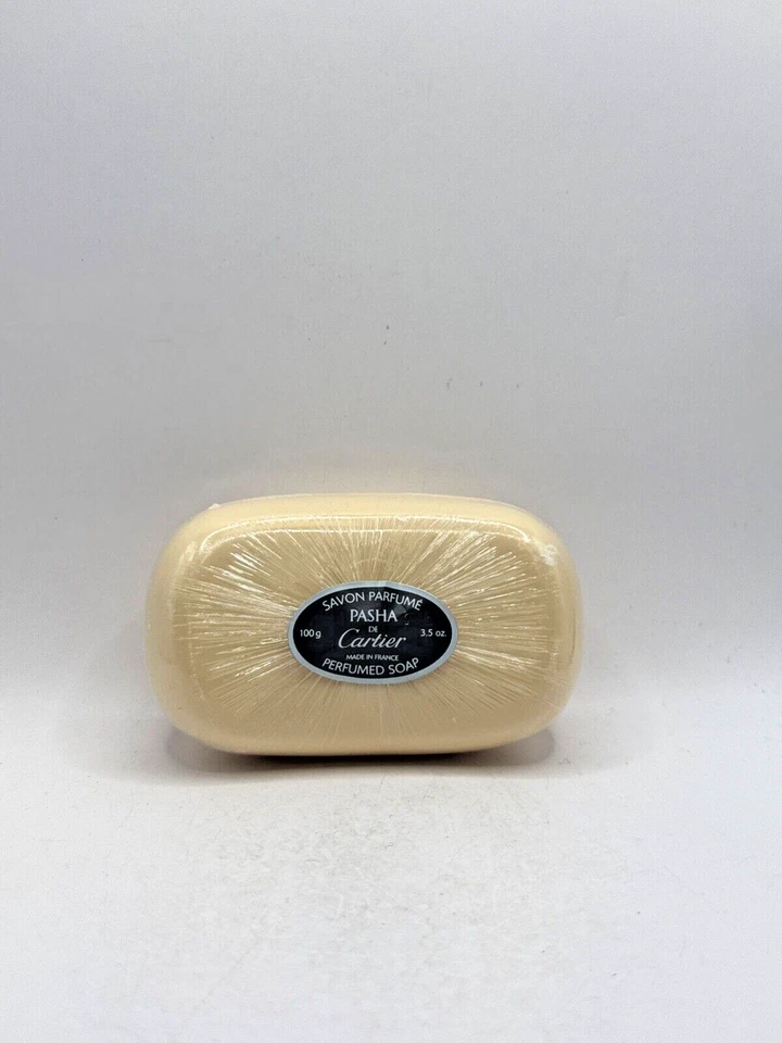 PASHA BY CARTIER 50ML SPRAY EDT E SABONETE PERFUMADO 100G EM UM CONJUNTO DE PRESENTE (NOVO COM CAIXA) - Imagem 4 de 4