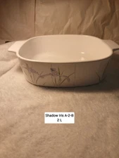 Shadow Iris A-2-B 2L, No Lid Vintage Corning Ware 