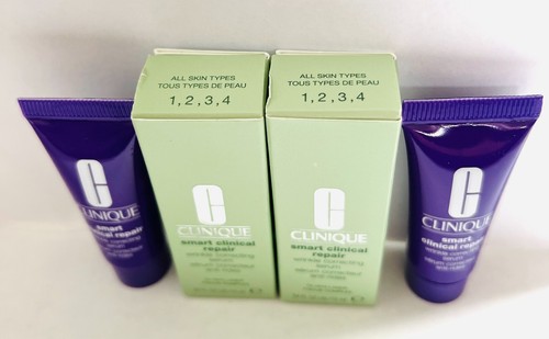 2 x Clinique Smart Clinical Repair Serum zur Korrektur von Falten 0,34 Unzen/10 ml - Bild 4 von 4
