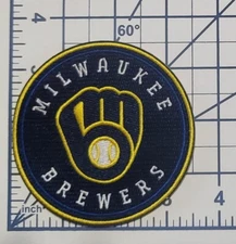Milwaukee Brewers 3.5" Round Iron /Sew On Embroidered Patch~ Free Tracking!