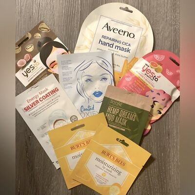 Beauty Masks Bundle- Face, Hair & Hands (lot of 8)