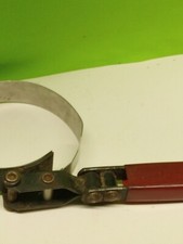 Made in USA Swivel Flex Head Oil Filter Wrench - Model 9-47608 - Red Handle
