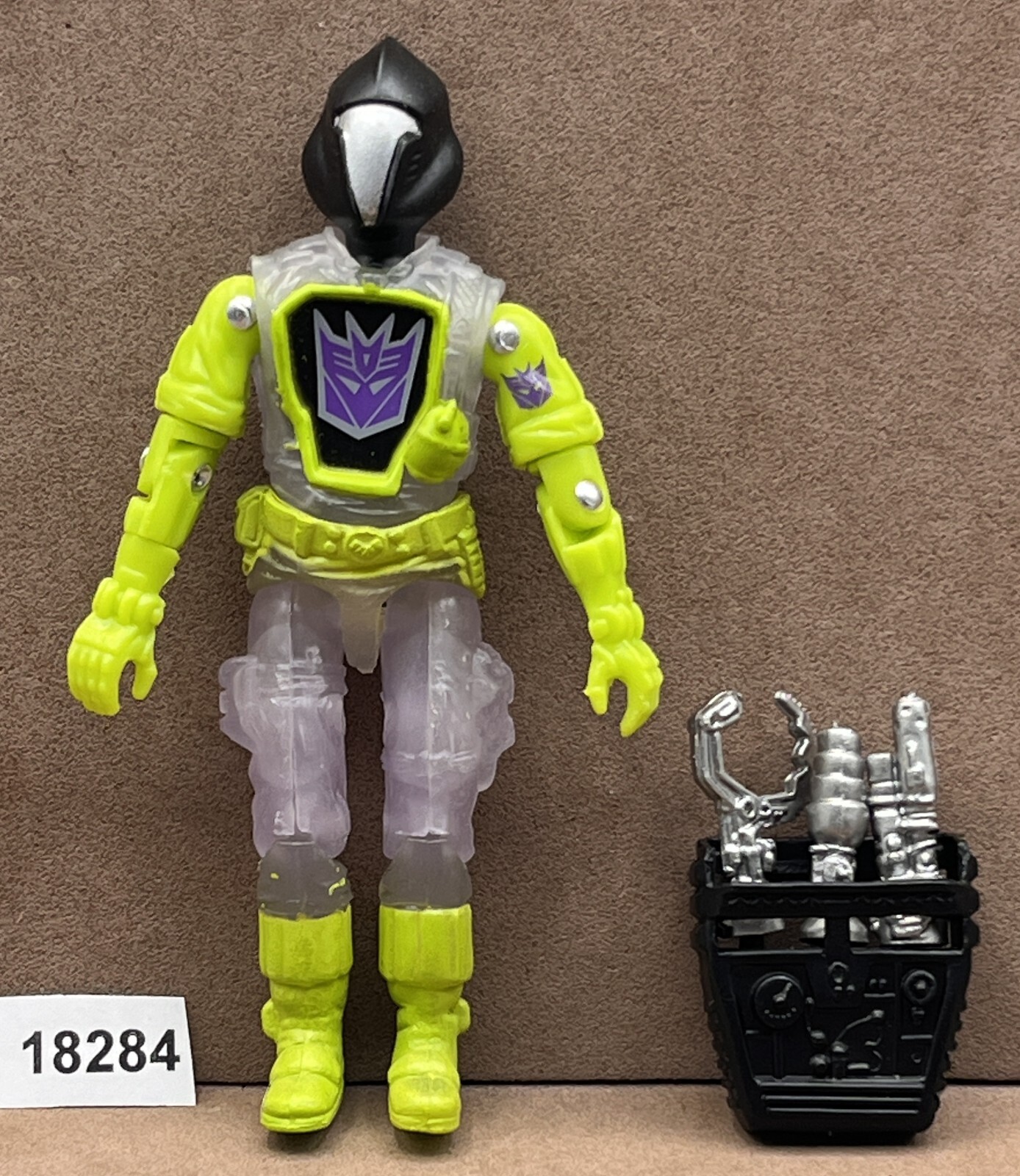 BLACK MAJOR CUSTOM TRANSFORMERS DEVASTATOR B.A.T. DECEPTICON GLOW in DK G.I. Joe