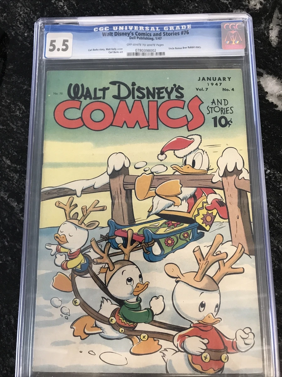 Certified Guaranty Company (CGC) Disney Comics Comics, Graphic