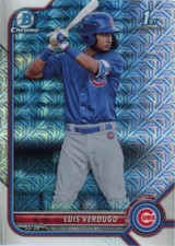 2022 1st Bowman Mojo Refractor #BCP-147 Luis Verdugo