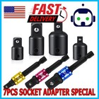 7-pack 3/8" to 1/4" 1/2 inch Drive Ratchet Socket Adapter Reducer Air Impact Set
