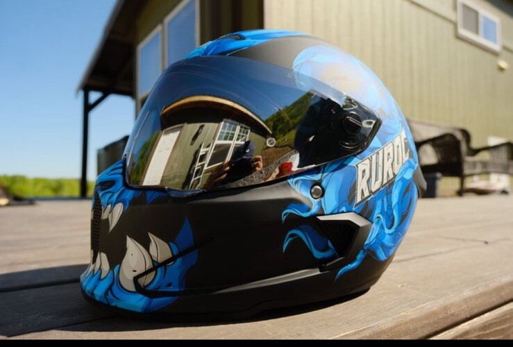 RARE - Ruroc Diablo Azul Limited Edition 3.0 + Shockwave | eBay